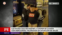 Cae banda que secuestró a chofer de camión. Foto y video: Unidad de investigación