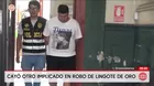 Cayó otro implicado en robo de lingote de oro