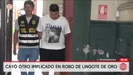 Cayó otro implicado en robo de lingote de oro