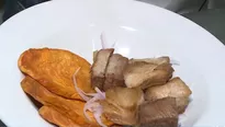 Empezamos por el clásico pan con chicharrón, un ícono en el desayuno de los peruanos. / Video: Domingo al Día