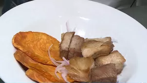 Empezamos por el clásico pan con chicharrón, un ícono en el desayuno de los peruanos. / Video: Domingo al Día