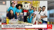 Celebran cumpleaños con show en Hospital Regional de Tumbes