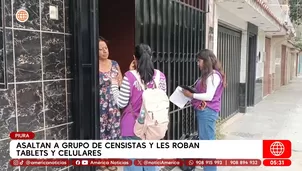Censistas son asaltados en Piura y les roban tablets y celulares. Foto y video: América Noticias