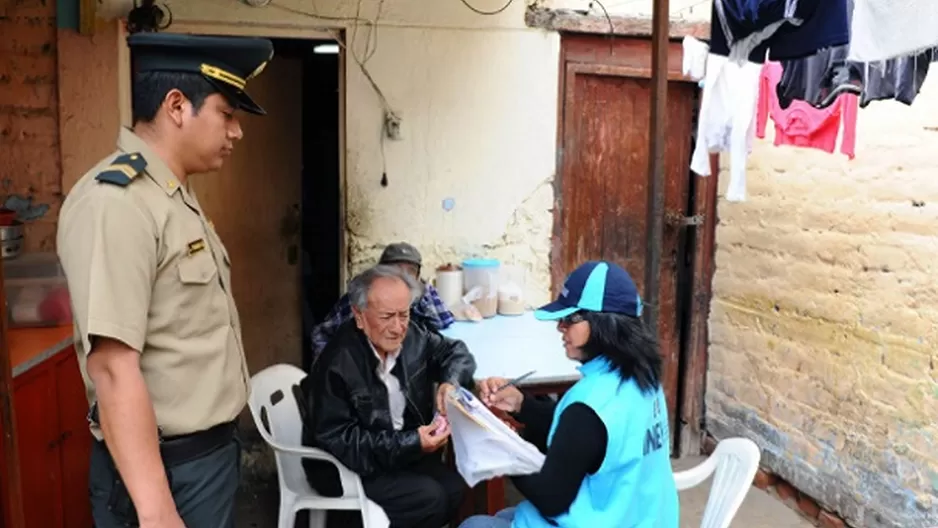 El censo se realizará el 22 de octubre de este año. Foto: Andina