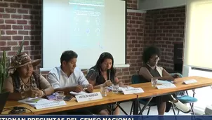 Censo Nacional: Denuncian exclusión de pueblos indígenas. Foto y video: Canal N