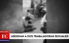 Centro de Lima: imágenes exclusivas del asesinato a dos trabajadores sexuales - Noticias de exclusivo