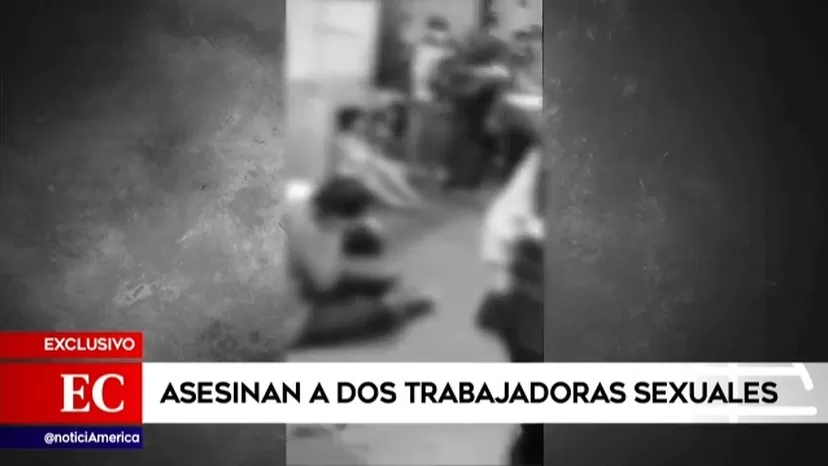 Centro de Lima: imágenes exclusivas del asesinato a dos trabajadores sexuales