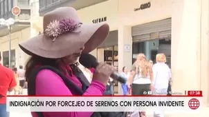 Centro de Lima: intervención de trabajadores municipales a hombre con discapacidad visual genera polémica. / Video: América Noticias