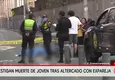Centro de Lima: Joven muere tras discusión y persecución