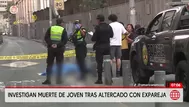Centro de Lima: Joven muere tras discusión y persecución