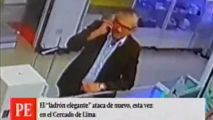 Ladrón elegante volvió a robar. América Noticias