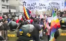 Centro de Lima: Marchas a favor y en contra del gobierno de Pedro Castillo   - Noticias de lima-42k