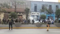 Protestas en el Centro de Lima. Canal N / Foto referencial: El Comercio