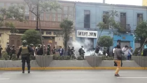 Protestas en el Centro de Lima. Canal N / Foto referencial: El Comercio