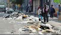 Basura en el Centro de Lima. América Noticias / Foto Referencial: Andina