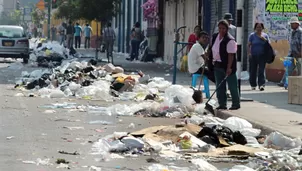 Basura en el Centro de Lima. América Noticias / Foto Referencial: Andina