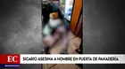 Centro de Lima: Sicario asesina a hombre en puerta de panadería