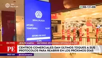 Reapertura de centros comerciales. América Noticias