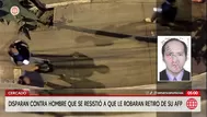 Cercado: Asesinan a hombre tras resistirse a robo de su AFP