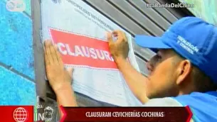 Clausuran locales en el Cercado