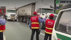 La PNP seguirá realizando operativos para frenar el transporte informal. Foto/Video: Canal N