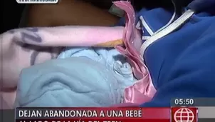  La bebé abandonada no paraba de llorar y alertó a un adolescente de 16 años, quien acudió en su ayuda