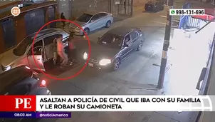 Ladrones roban camioneta a policía de civil en Cercado de Lima. Foto y video: América Noticias