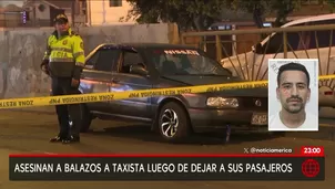 Cercado de Lima: Asesinan a balazos a taxista. Foto y video: AN 