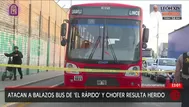 Cercado de Lima: Balean bus de El Rápido con pasajeros