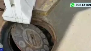 Vecinos de la zona piden que el daño sea reparado cuanto antes. Foto y video: Canal N 