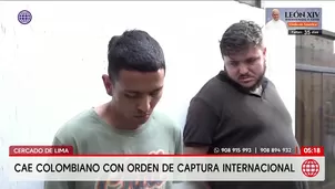 Cercado de Lima: Capturan a extranjero con orden de captura internacional. Foto y video: América Noticias