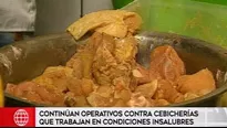 Cebicherías en condiciones insalubres