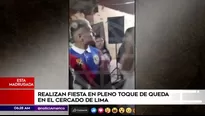 Celebran fiesta durante toque de queda. América Noticias