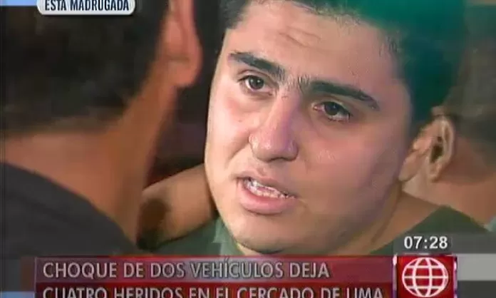 Cercado de Lima: choque entre dos vehículos dejó 4 heridos