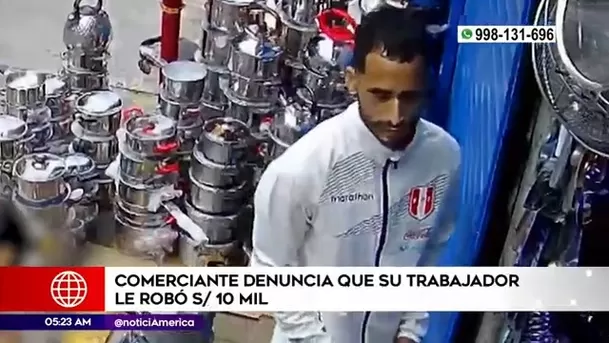 Robo en el Cercado de Lima. América Noticias