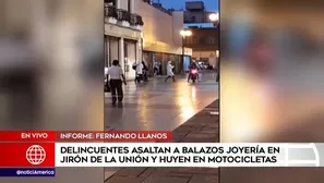 Asalto en el Cercado de Lima. América Noticias