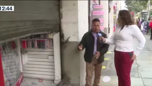 El hombre de negocios señaló que los delincuentes se escondieron en horas de la madrugada / Video: Canal N