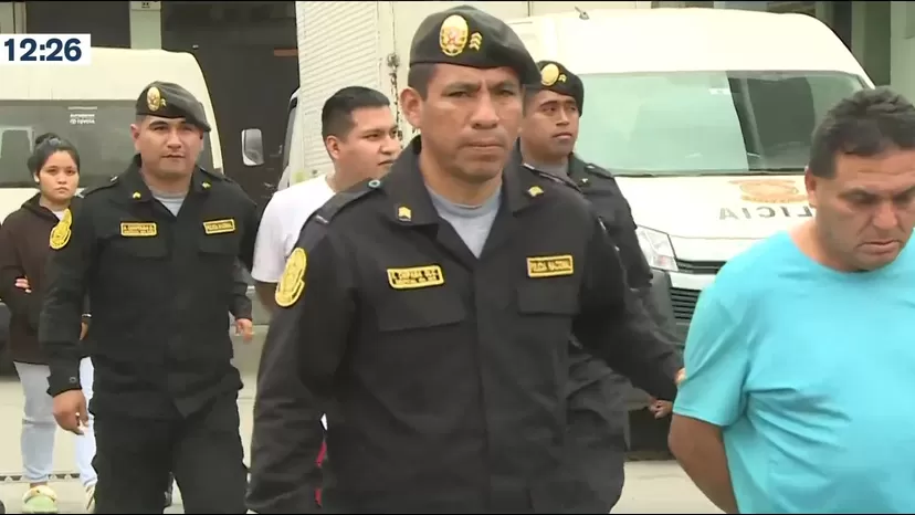 Cercado de Lima: Policía Nacional capturó a delincuentes que vendían autopartes robadas