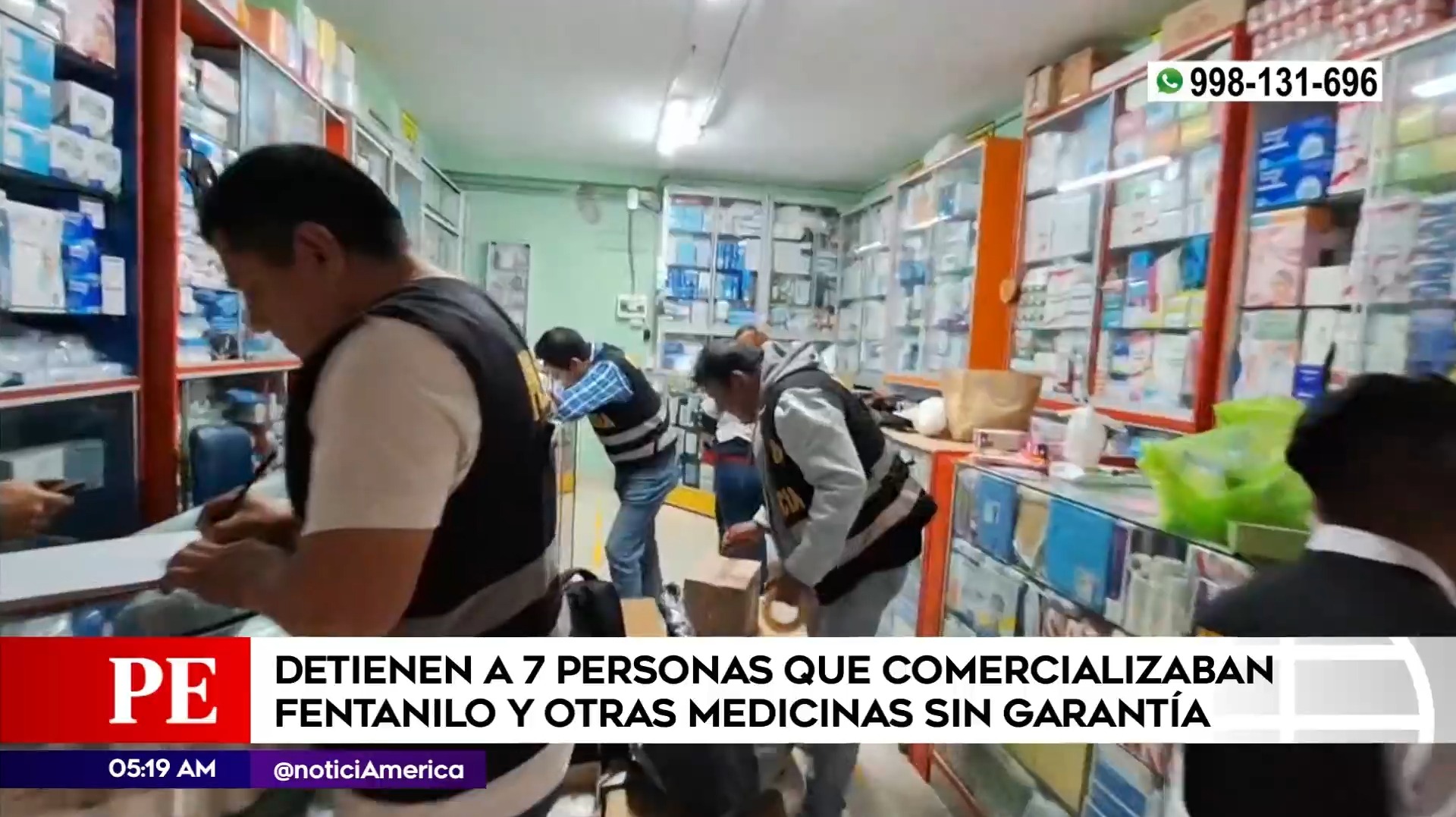 Comercializan fentanilo y otras medicinas sin garantía en Cercado de Lima. Foto: América Noticias