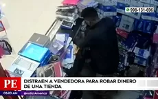 Cercado de Lima: Distraen a vendedora para robar dinero de una tienda - Noticias de metro-lima