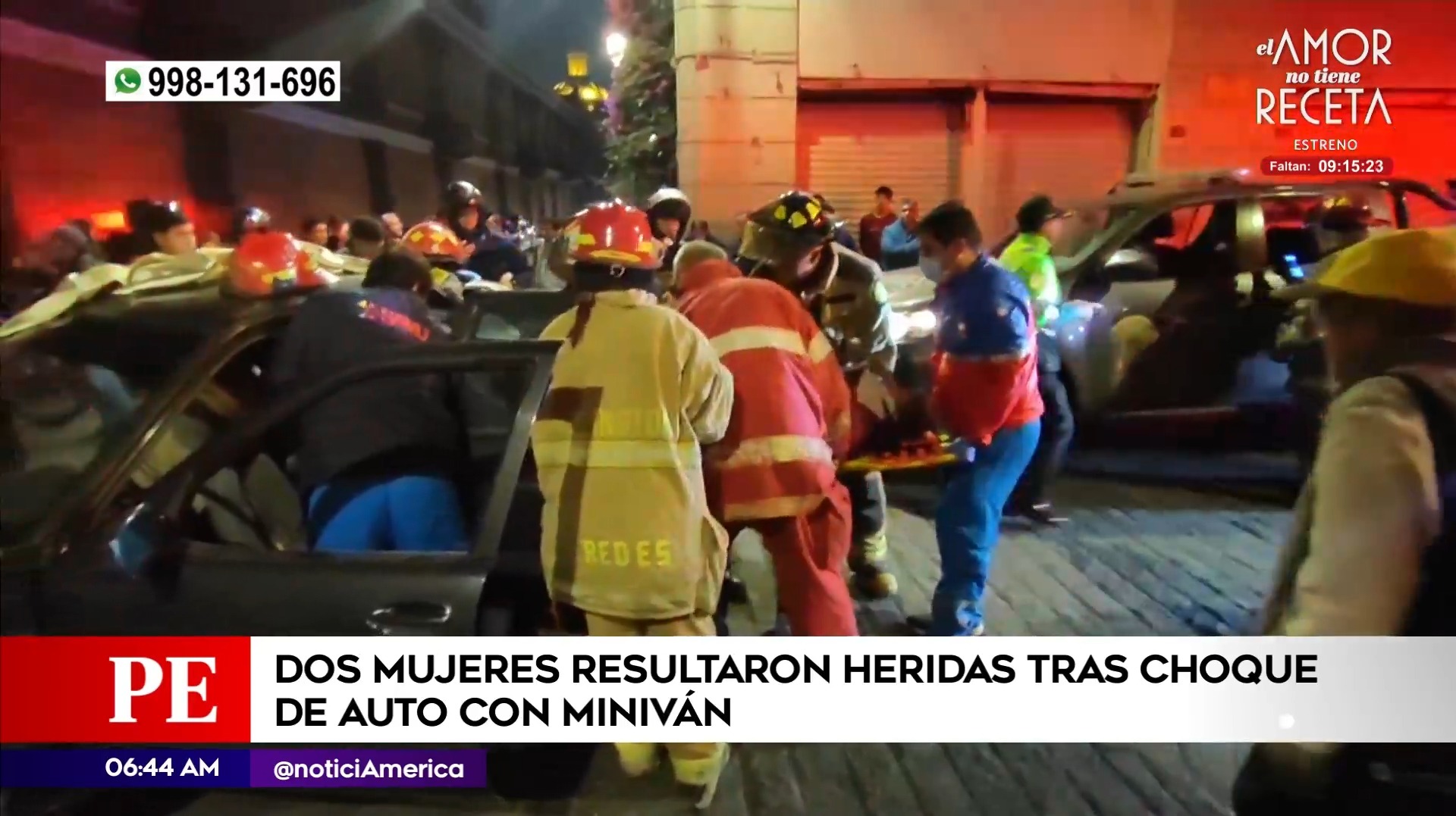 Accidente de tránsito en Cercado de Lima. Foto: América Noticias
