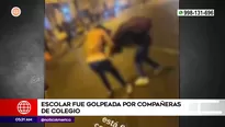 Escolar agredida por compañeras de colegio en el Cercado de Lima. Foto y video: América Noticias