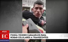 Cercado de Lima: Fingía vender caramelos para robar celulares a transeúntes - Noticias de maraton-movistar-lima-42k-2013