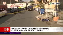 Cadáver de hombre en Cercado de Lima. Foto y video: América Noticias