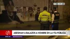 Cercado de Lima: Hombre asesinado a balazos en la vía pública