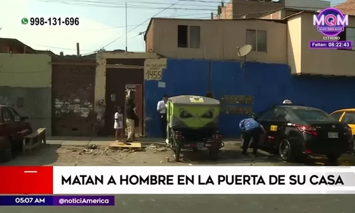 Cercado De Lima: Hombre Fue Asesinado En La Puerta De Su Casa