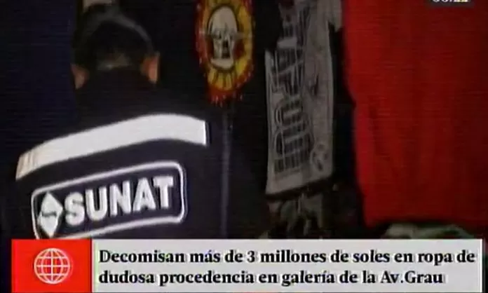 Cercado de Lima: incautan ropa de contrabando en galería de Grau - América  Noticias