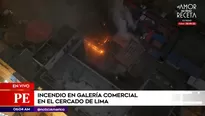 Incendio en Cercado de Lima. Foto y video: América Noticias