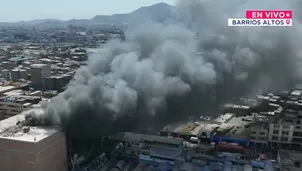 Bomberos informan que más de 15 máquinas trabajan para sofocar el gran incendio. / Video: Canal N