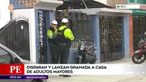 Disparan y lanzan granada a casa de adultos mayores en el Cercado de Lima. Foto y video: América Noticias